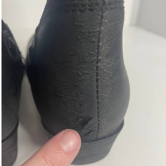 Sterling River Women's Western Cowgirl Black Ankle Boots Size 7.5 - Picture 12 of 12